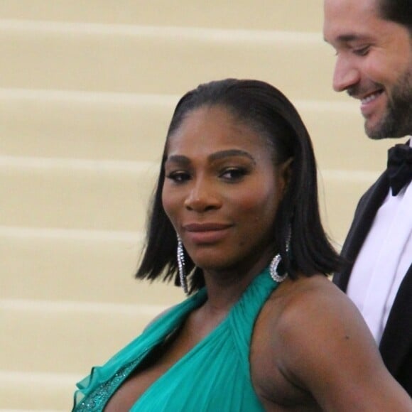 Serena Williams enceinte - Les célébrités arrivent au MET 2017 Costume Institute Gala sur le thème de "Rei Kawakubo/Comme des Garçons: Art Of The In-Between" à New York, le 1er mai 2017 © CPA/Bestimage