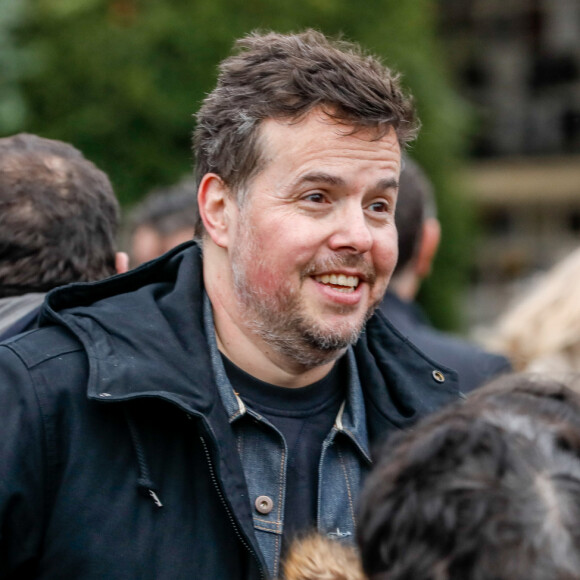 Une autre belle année vient de s'écouler donc pour le journaliste de France Inter, heureux en tout point.
Nicolas Demorand - Obsèques de Sébastien Demorand à la Coupole du crématorium du cimetière du Père-Lachaise à Paris, France, le 31 janvier 2020.