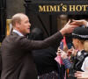 Le couple se rendait dans un pub de Soho, à Londres.
Le prince William, prince de Galles, et Catherine (Kate) Middleton, princesse de Galles, au pub Dog & Duck (Soho) à Londres pour voir comment l'établissement se prépare à célébrer le couronnement du roi d'Angleterre et de la reine consort, le 4 mai 2023. 