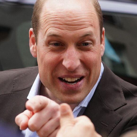 Le prince William, prince de Galles, et Catherine (Kate) Middleton, princesse de Galles, au pub Dog & Duck (Soho) à Londres pour voir comment l'établissement se prépare à célébrer le couronnement du roi d'Angleterre et de la reine consort, le 4 mai 2023. 