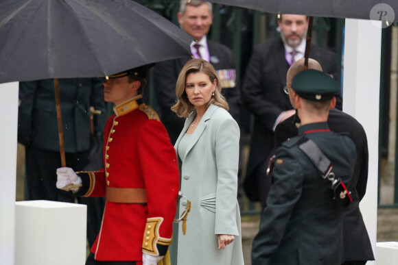 Les invités arrivent à la cérémonie de couronnement du roi d'Angleterre à l'abbaye de Westminster de Londres La Première Dame d'Ukraine Olena Zelenska - Les invités arrivent à la cérémonie de couronnement du roi d'Angleterre à l'abbaye de Westminster de Londres, Royaume Uni, le 6 mai 2023. 