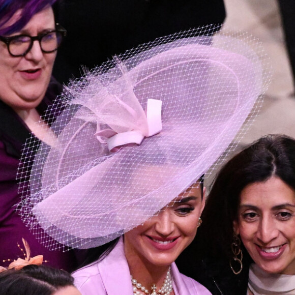 Katy Perry lors de la cérémonie de couronnement du roi d'Angleterre à Londres, Royaume Uni, le 6 mai 2023. 