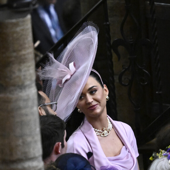 Katy Perry - Les invités à la cérémonie de couronnement du roi d'Angleterre à l'abbaye de Westminster de Londres, Royaume Uni, le 6 mai 2023. 