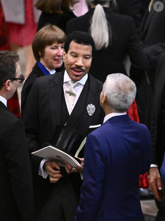 Lionel Richie - Les invités à la cérémonie de couronnement du roi d'Angleterre à l'abbaye de Westminster de Londres, Royaume Uni, le 6 mai 2023. 