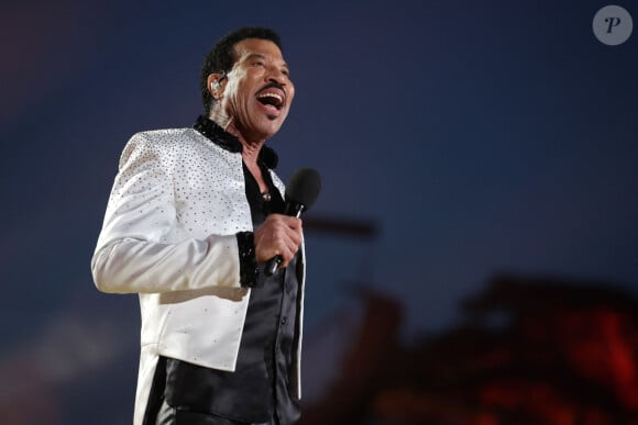 Lionel Richie au concert du couronnement du roi et de la reine dans l'enceinte du château de Windsor, Royaume Uni, le 7 mai 2023.