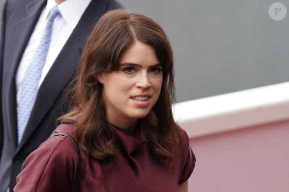 La princesse Eugenie d'York - La famille royale d'Angleterre lors de la parade devant le palais de Buckingham, à l'occasion du jubilé de la reine d'Angleterre. Le 5 juin 2022 