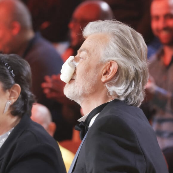 Exclusif - Jean-marie Bigard, Danielle Moreau, Gilles Verdez - Sur le plateau de l'émission TPMP (Touche Pas à Mon Poste) présentée en direct par C.Hanouna et diffusée sur C8 - Paris le 02/01/2023 - © Jack Tribeca / Bestimage