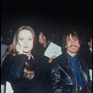 Vanessa Paradis et Florent Pagny en 1992 au défilé Chanel