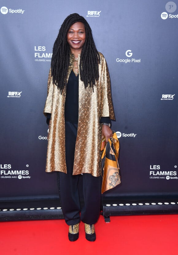 Kareen Guiock - Photocall de la première cérémonie des Flammes, dédiée au rap au Théâtre du Châtelet à Paris. Le 11 mai 2023 © Veeren / Bestimage 