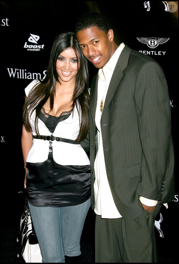 Kim Kardashian et Nick Cannon en 2006.