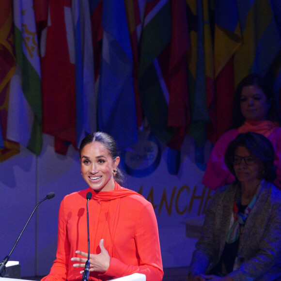 "Elle m'a complètement ignorée", a affirmé la star de télé-réalité.
Le prince Harry, duc de Sussex et Meghan Markle, duchesse de Sussex, lors du "One Young World Summit 2022" à Manchester, le 5 septembre 2022.