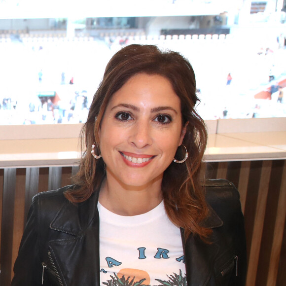 Léa Salamé au déjeuner de la finale Messieurs de France Télévision (jour 15) sur la terrasse de France Télévision lors des Internationaux de France de Tennis de Roland Garros 2022 à Paris, France, le 5 Juin 2022. © Bertrand Rindoff/Bestimage 