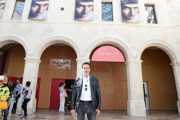 Exclusif - Anthony Delon représentait son père lors de la projection du film "Monsieur Klein" du réalisateur J. Losey lors du 50ème Festival La Rochelle Cinéma à La Coursive à La Rochelle le 3 juillet 2022. © Jean-Marc Lhomer/Bestimage