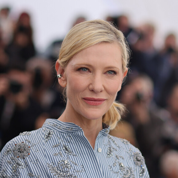 Cate Blanchett au photocall de "The New Boy" lors du 76ème Festival International du Film de Cannes au Palais des Festivals à Cannes, France, le 19 mai 2023. © Jacovides-Moreau/Bestimage 