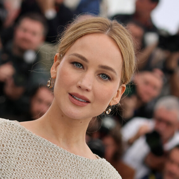 Elle a à coeur de défendre ce documentaire qui traite de la situation en Afghanistan
La productrice Jennifer Lawrence au photocall de "Bread and Roses" lors du 76ème Festival International du Film de Cannes, le 21 mai 2023. © Jacovides / Moreau / Bestimage