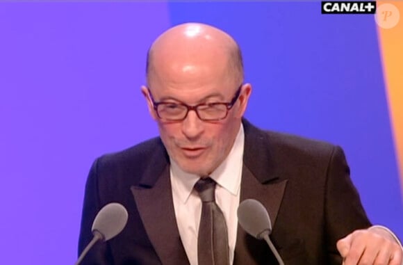 Jacques Audiard reçoit le prix du Meilleur scénario original pour Un prophète.
