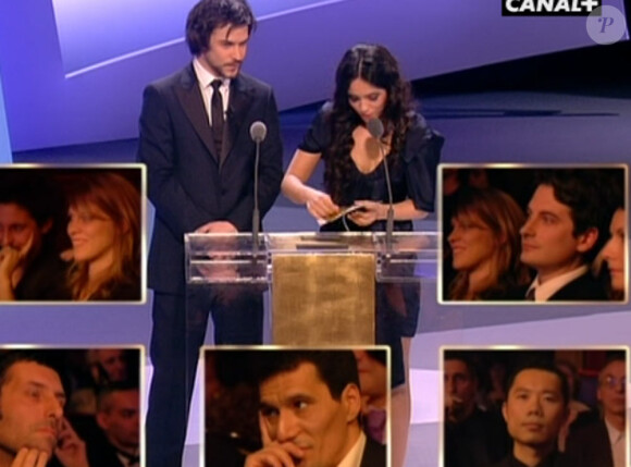 Hafsia Herzi et Marc-André Grondin remettent le César du Meilleur court-métrage.