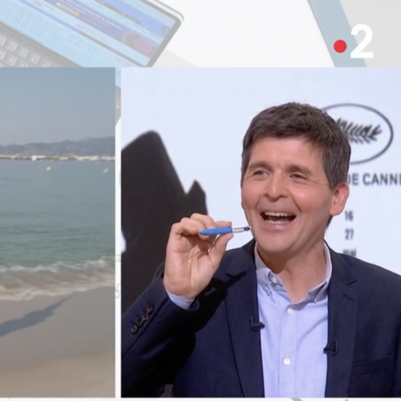 Thomas Sotto a lancé un défi impropable à sa chroniqueuse qui est à Cannes pour le Festival dans "Télématin", France 2