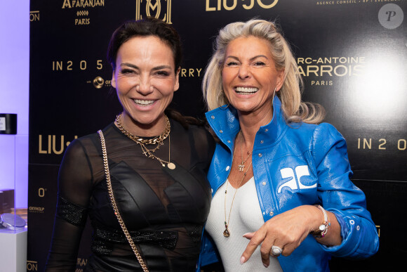 Et c'est aussi l'occasion pour Sandra Zeitoun de célébrer les 10 ans de sa suite sur la Croisette.
Exclusif - Sandra Sisley et Caroline Margeridon - Soirée à la suite Sandra & Co lors du 76ème Festival International du Film de Cannes le 21 mai 2023. © Aurelio Stella /Bestimage