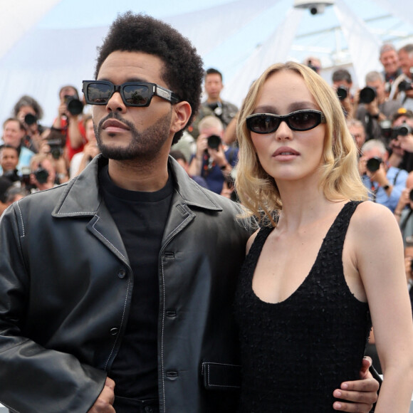 La série The Idol promet déjà d'être un sacré succès.
Abel "The Weeknd' Tesfaye, Lily Rose-Depp au photocall de "The Idol" lors du 76ème Festival International du Film de Cannes. © Jacovides / Moreau / Bestimage