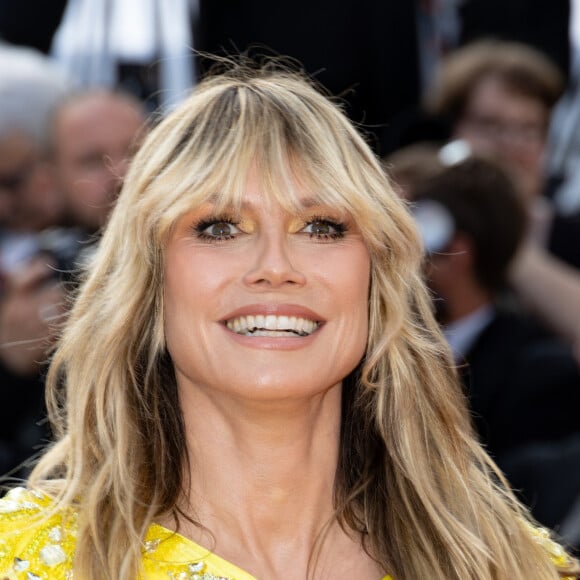 Heidi Klum - Montée des marches du film " La passion de Dodin Bouffant " lors du 76ème Festival International du Film de Cannes, au Palais des Festivals à Cannes. Le 24 mai 2023 © Jacovides-Moreau / Bestimage 