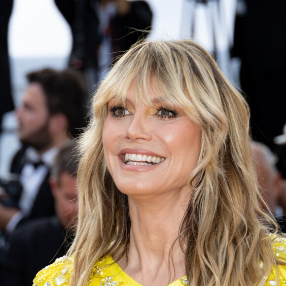 Heidi Klum - Montée des marches du film " La passion de Dodin Bouffant " lors du 76ème Festival International du Film de Cannes, au Palais des Festivals à Cannes. Le 24 mai 2023 © Jacovides-Moreau / Bestimage 