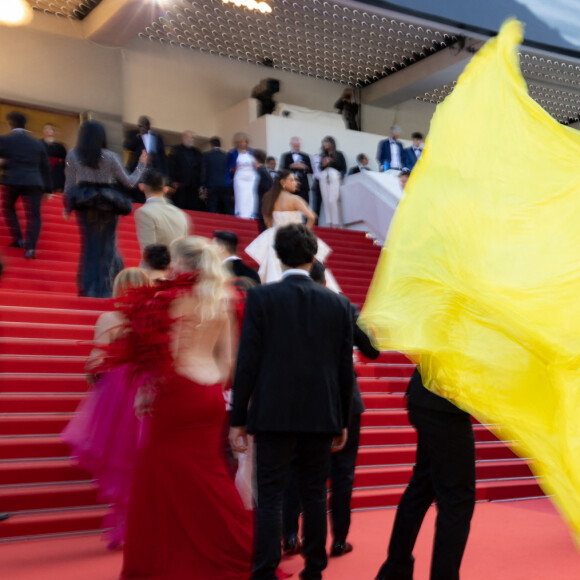 Heidi Klum - Montée des marches du film " La passion de Dodin Bouffant " lors du 76ème Festival International du Film de Cannes, au Palais des Festivals à Cannes. Le 24 mai 2023 © Jacovides-Moreau / Bestimage 