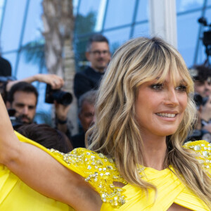 Heidi Klum - Montée des marches du film " La passion de Dodin Bouffant " lors du 76ème Festival International du Film de Cannes, au Palais des Festivals à Cannes. Le 24 mai 2023 © Olivier Borde / Bestimage 