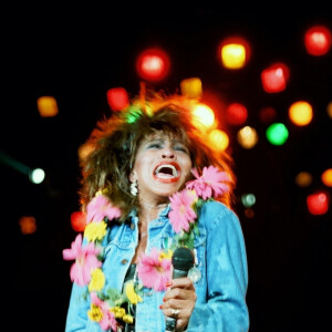 Exclusif - Tina Turner lors de sa tournée à Cologne, le 1er mai 1985 - Le documentaire de "Tina" de HBO, diffusé le 27 mars 2021, retrace la vie et la carrière de Tina Turner. Le 1er mai 1985. 