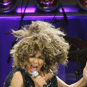 Tina Turner en concert à Paris en 2009.