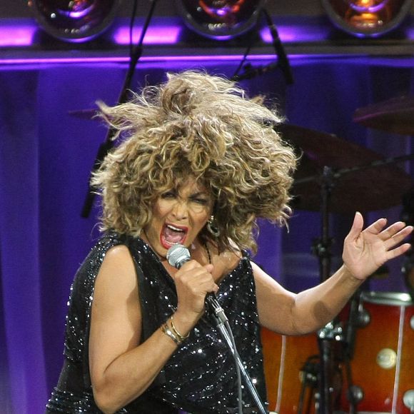 Tina Turner en concert à Paris en 2009.