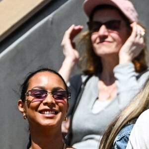 Joakim Noah avec sa femme Lais Ribeiro - Concert de Yannick Noah lors des internationaux de France de Tennis de Roland Garros 2023 à Paris le 27 mai 2023. © Matthieu Mirville/Bestimage 