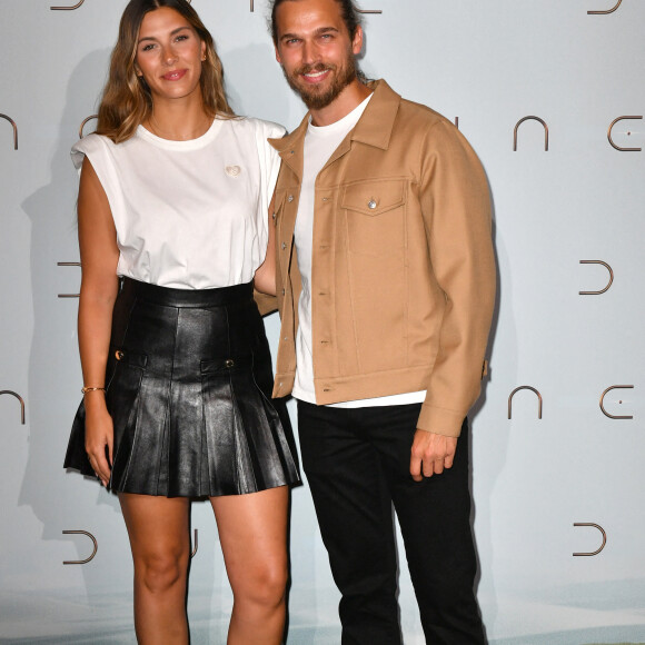 Camille Cerf et son compagnon Théo Fleury - Projection du film "Dune" au cinéma Le Grand Rex à Paris, le 6 septembre 2021. © Veeren/Bestimage