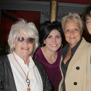 Exclusif - Catherine Lara, Liane Foly, Muriel Robin, Anne Le Nen - Catherine Lara fête son 70ème anniversaire au Fouquet's à Paris le 30 mai 2015.