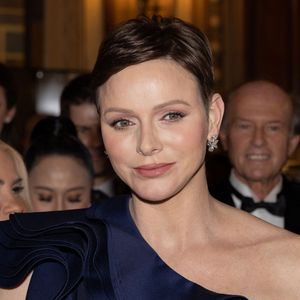 Théma - Les différentes couleurs de cheveux de la princesse Charlène de Monaco - No Tabloids - La princesse Charlene de Monaco - Cérémonie des " Maria Callas " Awards à l'Opéra de Monte-Carlo avec I.Efthimiou, Présidente & Fondatrice du Monaco Gala & Awards le 12 mai 2023 à Monaco. © Olivier Huitel / Pool Monaco / Bestimage 