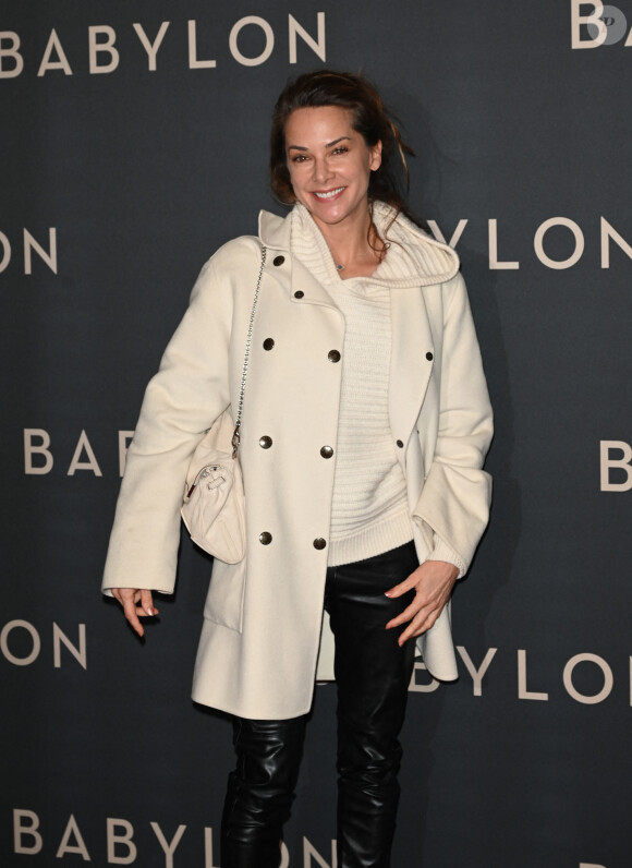 Mélissa Theuriau à la première du film "Babylon" au cinéma Le Grand Rex à Paris, France, le 14 janvier 2023. © Coadic Guirec/Bestimage