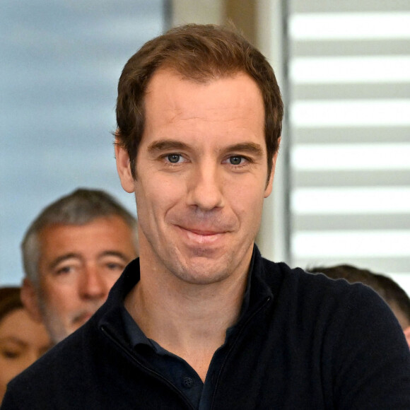 Richard Gasquet durant la présentation de la Hopman Cup, qui s’installe pour cinq ans à Nice. © Bruno Bebert / Bestimage