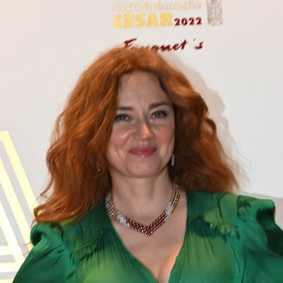 Marine Delterme - Photocall au Fouquet's après la 47ème cérémonie des César à Paris le 26 février 2022. © Coadic Guirec / Bestimage