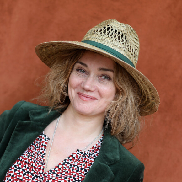 Marine Delterme au village lors des internationaux de tennis de Roland Garros à Paris, France, le 4 juin 2019. © Jacovides-Moreau/Bestimage