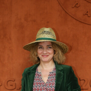 Marine Delterme dans le village lors des internationaux de tennis de Roland Garros à Paris, France, le 4 juin 2019. © Jacovides-Moreau/Bestimage