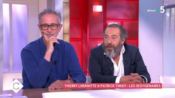 Patrick Timsit et Thierry Lhermitte dans "C à Vous".