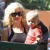 Gwen Stefani et Zuma (28 février 2010 au zoo de Los Angeles)