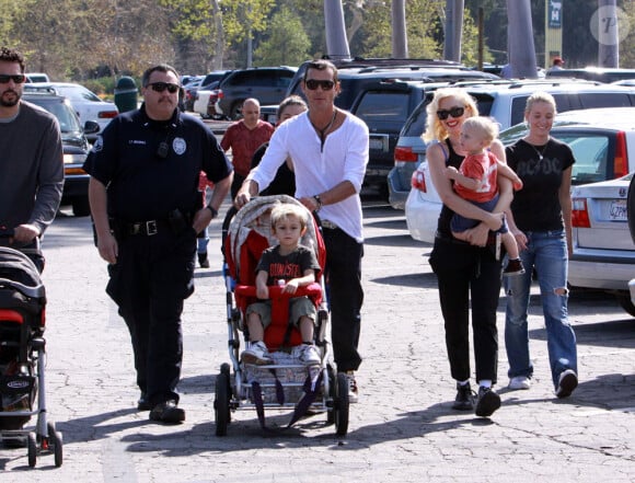 Gwen Stefanien famille (28 février 2010 au zoo de Los Angeles)