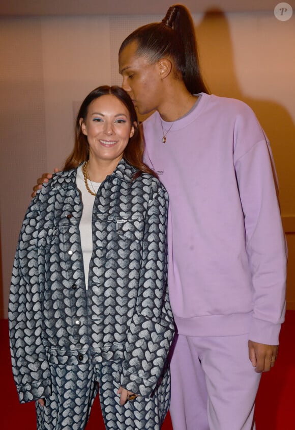 Exclusif - Stromae avec sa femme Coralie Barbier en backstage de la 38ème cérémonie des Victoires de la musique à la Seine musicale de Boulogne-Billancourt, France, le 10 février 2023. © Moreau-Veren/Bestimage 