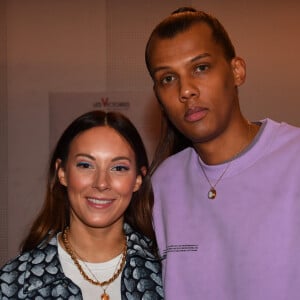 Coralie Barbier, la femme de Stromae, a fait de rares confidences sur sa santé.
Exclusif - Stromae avec sa femme Coralie Barbier en backstage de la 38ème cérémonie des Victoires de la musique à la Seine musicale de Boulogne-Billancourt, France, le 10 février 2023. © Moreau-Veren/Bestimage 