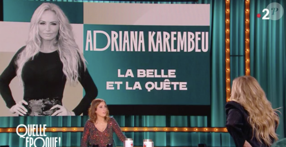 Adriana Karembeu dans l'émission Quelle Epoque le 3 juin 2023.