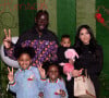 Marié à Majda depuis 2012, l'ancien footballeur du PSG est devenu papa pour la 4ème fois, comme il l'a indiqué le 4 juin
 
Exclusif - Mamadou Sakho avec sa femme Majda et leurs enfants, sa fille Aïda (7ans), sa fille Sienna (4ans) et son fils Tidane (1an) au premier goûter des étoiles au profit de l'association AMSAK à l'Orangerie au Jardin d'acclimatation à Paris, France, le 1er mars 2020. AMSAK a pour vocation d'aider les enfants en difficulté dans le monde entier et plus particulièrement en France, en Angleterre et en Afrique. Ses domaines d'intervention sont l' Education, le Sport, la Santé, le Développement, l' Humanitaire et le Social. © Rachid Bellak/Bestimage