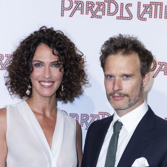 Linda Hardy et Axel Kiener - Photocall de la générale "L'Oiseau Paradis" au Paradis Latin à Paris le 6 juin 2019. © Olivier Borde/Bestimage