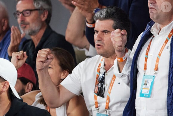 Père de Carlos Alcaraz - Tribunes lors des Internationaux de France de tennis de Roland Garros 2023, à Paris, le 6 juin 2023. © Jacovides-Moreau/Bestimage