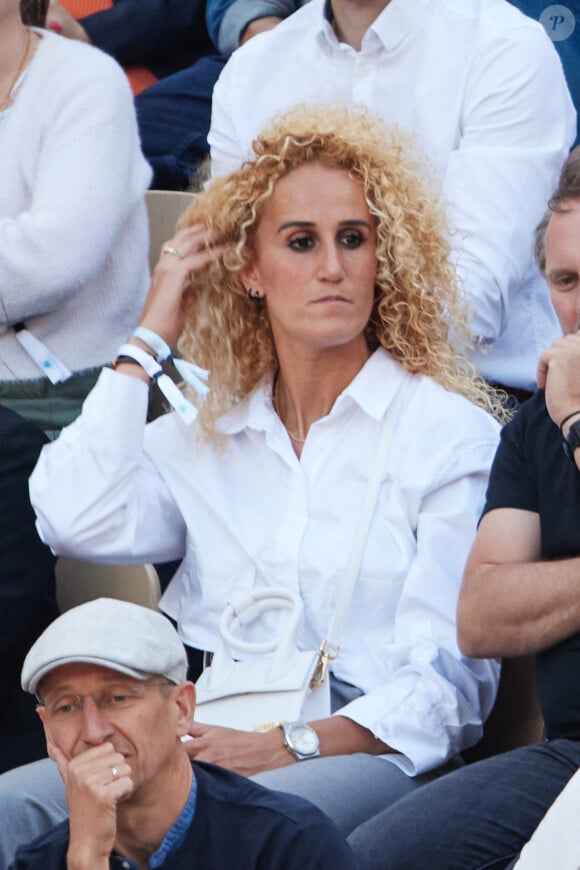 Kheira Hamraoui - Tribunes lors des Internationaux de France de tennis de Roland Garros 2023, à Paris, le 6 juin 2023. © Jacovides-Moreau/Bestimage